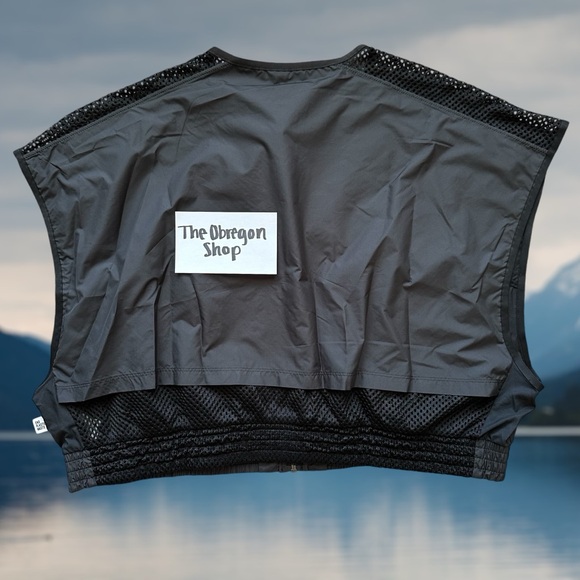 CITY ESCAPE PREMIUM VEST JACKET MENS MEDIUM MESH FULL ZIP V NECK WATER REPELLENT - Picture 2 of 5